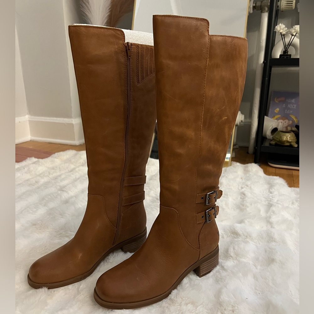 Lucky Brand Tan Over the Knee Boots